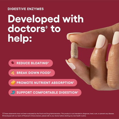 Fast-Acting Enzymes for Bloating & Gut Health