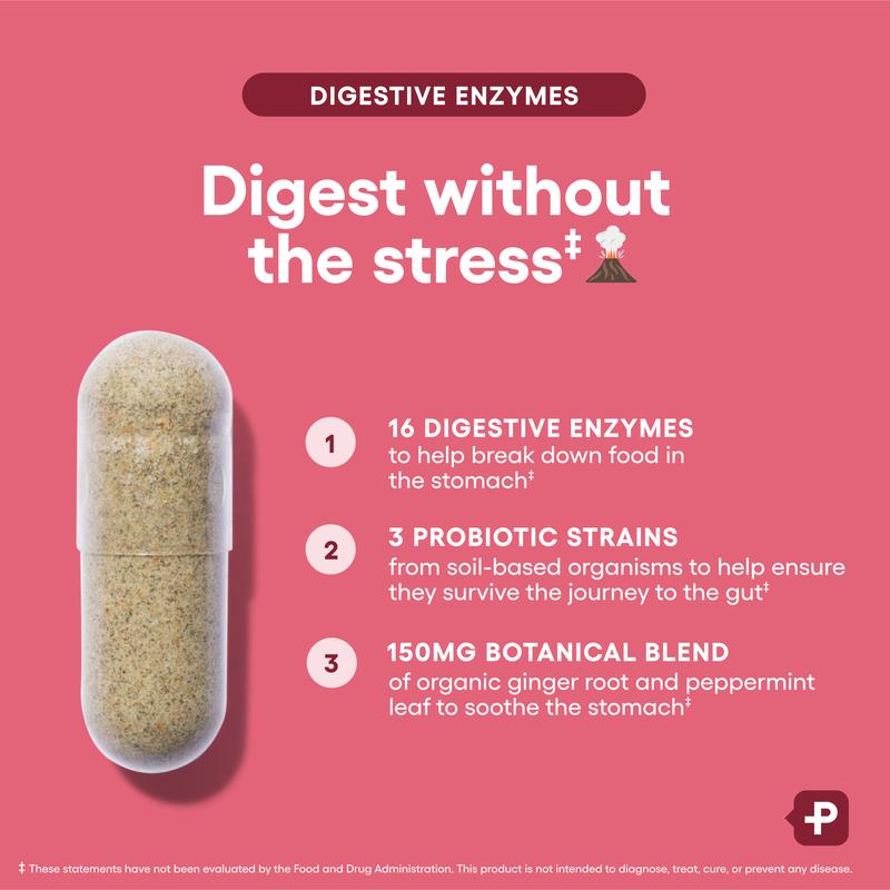Fast-Acting Enzymes for Bloating & Gut Health